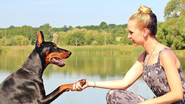 Woman with dog - Sputnik International