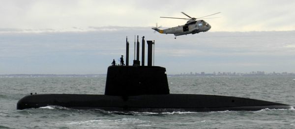 This 2013 photo provided by the Argentina Navy shows an ARA San Juan, a German-built diesel-electric vessel, near Buenos Aires, Argentina. This 2013 photo provided by the Argentina Navy shows an ARA San Juan, a German-built diesel-electric vessel, near Buenos Aires, Argentina. - Sputnik International