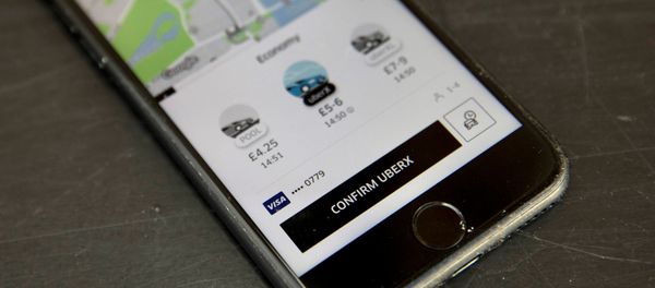 A photo illustration shows the Uber app on a mobile telephone, as it is held up for a posed photograph, in London, Britain November 10, 2017. A photo illustration shows the Uber app on a mobile telephone, as it is held up for a posed photograph, in London, Britain November 10, 2017. - Sputnik International