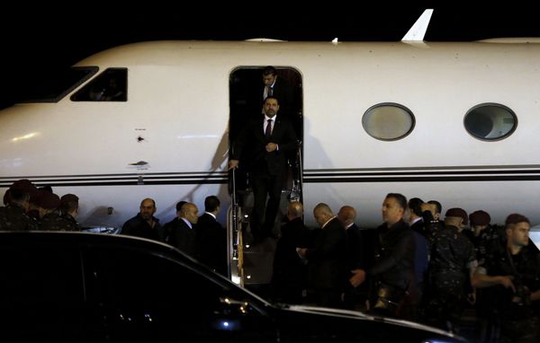 Lebanese Prime Minister Saad Hariri walks down the steps of an airplane upon arriving at the Rafik Hariri International Airport in Beirut, Lebanon, Tuesday, Nov. 21, 2017 Lebanese Prime Minister Saad Hariri walks down the steps of an airplane upon arriving at the Rafik Hariri International Airport in Beirut, Lebanon, Tuesday, Nov. 21, 2017 - Sputnik International