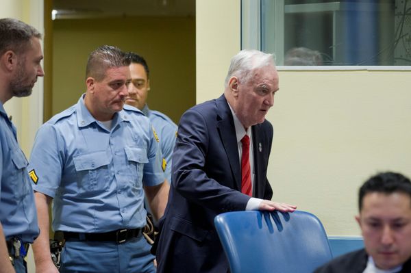 Ex-Bosnian Serb wartime general Ratko Mladic appears in court at the International Criminal Tribunal for the former Yugoslavia (ICTY) in the Hague, Netherlands November 22, 2017 Ex-Bosnian Serb wartime general Ratko Mladic appears in court at the International Criminal Tribunal for the former Yugoslavia (ICTY) in the Hague, Netherlands November 22, 2017 - Sputnik International