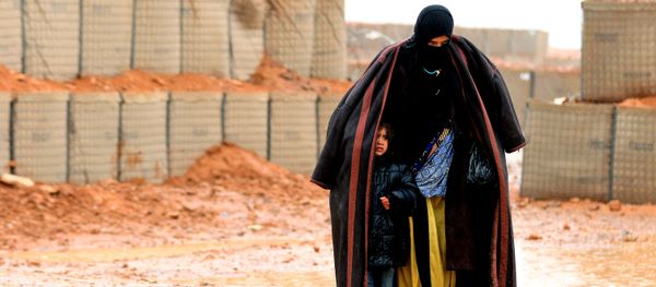 A Syrian refugee from the informal Rukban camp. (File) A Syrian refugee from the informal Rukban camp. (File) - Sputnik International
