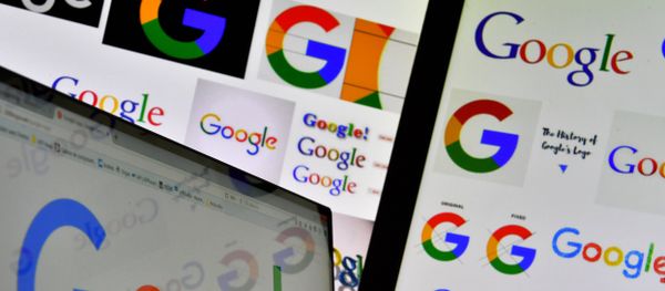 A picture taken on November 20, 2017 shows logos of US multinational technology company Google displayed on computers' screens A picture taken on November 20, 2017 shows logos of US multinational technology company Google displayed on computers' screens - Sputnik International
