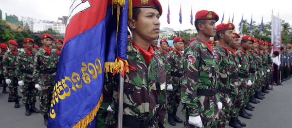 Cambodian soldiers attend the Independence Day celebrations in Phnom Penh, Cambodia, Thursday, Nov. 9, 2017. Some hundreds of civil servants and students gathered to mark the country's 64th Independence Day. The country gained independence from France on Nov. 9, 1953. Cambodian soldiers attend the Independence Day celebrations in Phnom Penh, Cambodia, Thursday, Nov. 9, 2017. Some hundreds of civil servants and students gathered to mark the country's 64th Independence Day. The country gained independence from France on Nov. 9, 1953. - Sputnik International