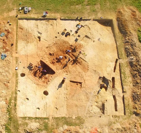 Overhead view of the kiln site in Little London. - Sputnik International