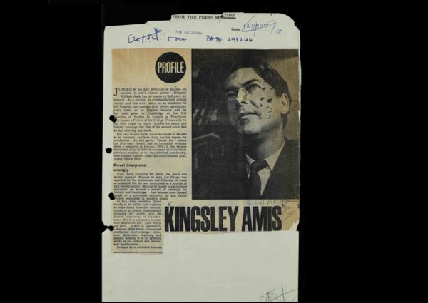 Press cutting about Amis on his MI5 file Press cutting about Amis on his MI5 file - Sputnik International