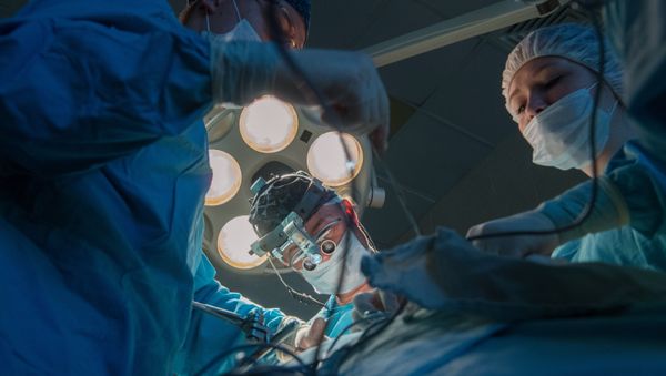 Surgery at urology clinic Surgery at urology clinic - Sputnik International