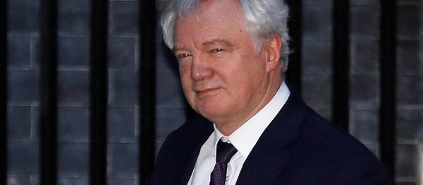 Britain's Secretary of State for Exiting the European Union David Davis arrives at 10 Downing Street, London, November 22, 2017. Britain's Secretary of State for Exiting the European Union David Davis arrives at 10 Downing Street, London, November 22, 2017. - Sputnik International