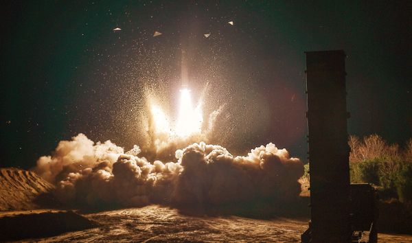 South Korea's Hyunmoo II missile is fired during an exercise at an undefined location in the east coast of South Korea, November 29, 2017 - Sputnik International