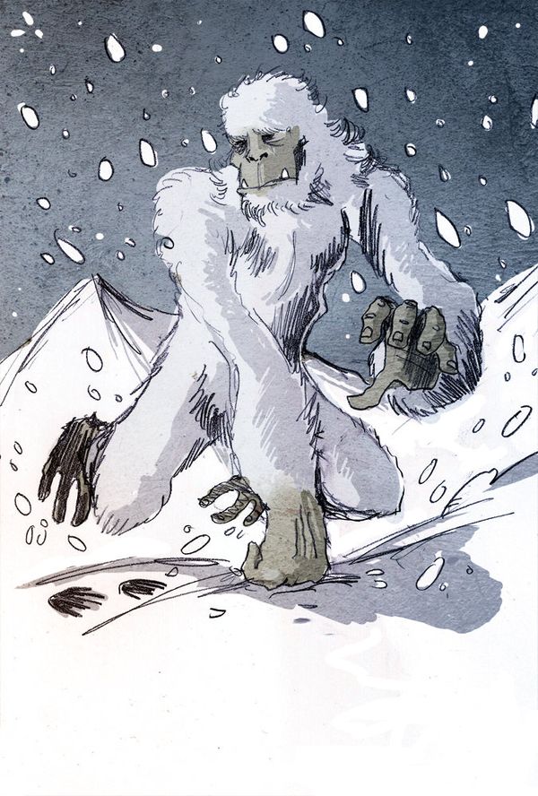 An illustration of the legendary Yeti  - Sputnik International