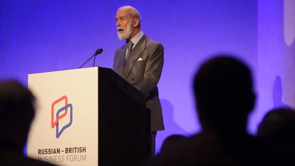 HRH Prince Michael of Kent, Patron of the Russo-British Chamber of Commerce - Sputnik International
