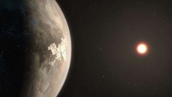 Artist's impression of the planet Ross 128 b - Sputnik International