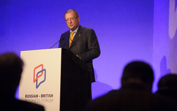 Russia's ambassador to the UK Alexander Yakovenko at the Russian-British Business Forum in London - Sputnik International