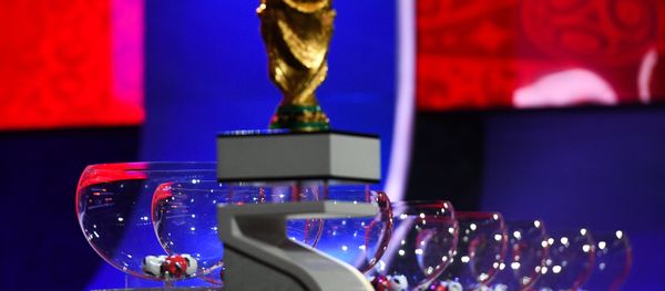 A rehearsal for the 2018 FIFA World Cup draw at the State Kremlin Palace, Moscow. A rehearsal for the 2018 FIFA World Cup draw at the State Kremlin Palace, Moscow. - Sputnik International