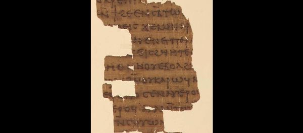 Yale Papyrus Fragment from the Nag Hammadi Gnostic Library Codex III, containing The Dialogue of the Savior (Yale Beinecke Library) - Sputnik International