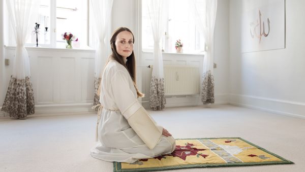 This picture taken in 2016 shows Sherin Khankan of the female-led Mariam Mosque, posing for a photo in Copenhagen, Denmark - Sputnik International