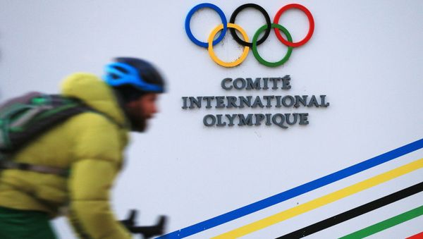 The sign of the International Olympic Committee (IOC) Headquarters in Lausanne The sign of the International Olympic Committee (IOC) Headquarters in Lausanne - Sputnik International