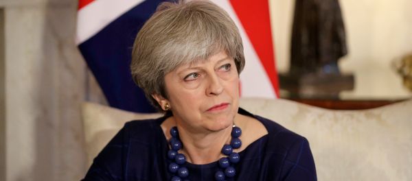 Britain's Prime Minister Theresa May meets Spain's Prime Minister Mariano Rajoy at 10 Downing Street, London, December 5, 2017. - Sputnik International