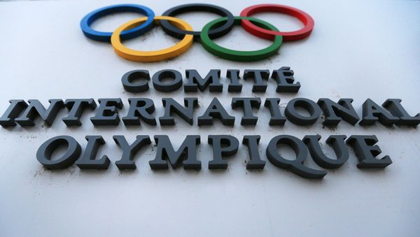 The sign of the International Olympic Committee (IOC) Headquarters in Lausanne - Sputnik International