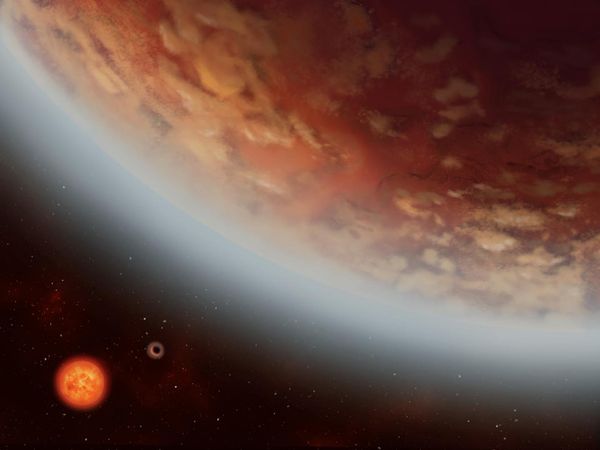 K2-18b and its neighbour, newly discovered K2-18c, orbit the red-dwarf star k2-18 locataed 111 light years away in the constellation Leo K2-18b and its neighbour, newly discovered K2-18c, orbit the red-dwarf star k2-18 locataed 111 light years away in the constellation Leo - Sputnik International