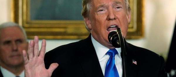 US President Donald Trump delivers remarks recognizing Jerusalem as the capital of Israel at the White House in Washington, US December 6, 2017. US President Donald Trump delivers remarks recognizing Jerusalem as the capital of Israel at the White House in Washington, US December 6, 2017. - Sputnik International