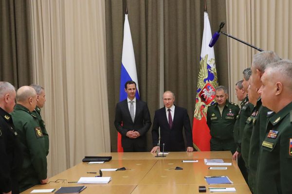 Russian President Vladimir Putin meets with Syrian President Bashar Al-Assad, November 2017 Russian President Vladimir Putin meets with Syrian President Bashar Al-Assad, November 2017 - Sputnik International