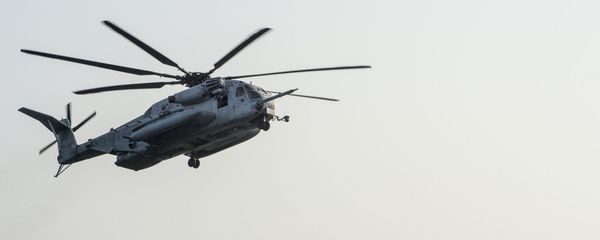 A CH-53E Super Stallion helicopter - Sputnik International