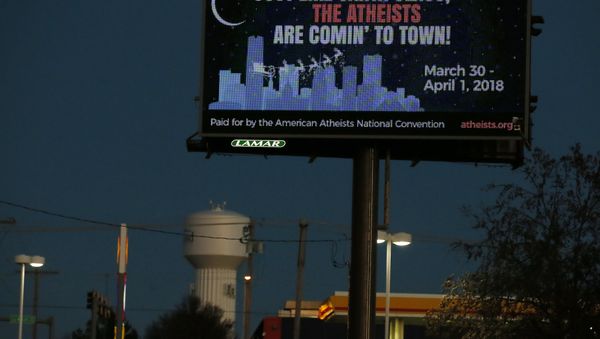 A billboard is pictured in Edmond, Okla, Wednesday, Dec. 6, 2017. - Sputnik International