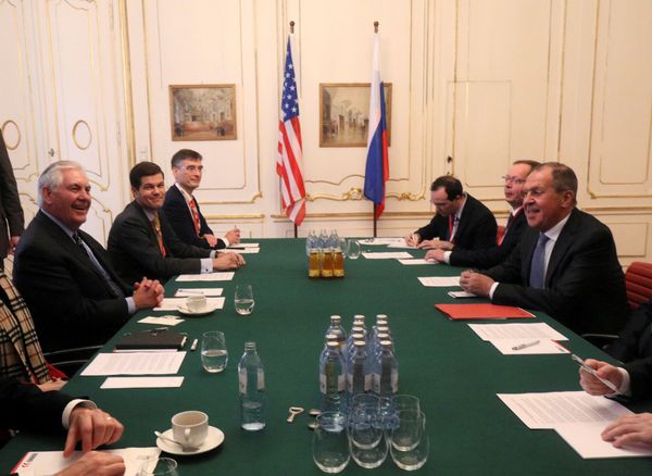 U.S. Secretary of State Rex Tillerson and Russia's Foreign Minister Sergei Lavrov attend a bilateral meeting during a ministerial council of OSCE Foreign Ministers in Vienna, Austria, December 7, 2017 U.S. Secretary of State Rex Tillerson and Russia's Foreign Minister Sergei Lavrov attend a bilateral meeting during a ministerial council of OSCE Foreign Ministers in Vienna, Austria, December 7, 2017 - Sputnik International