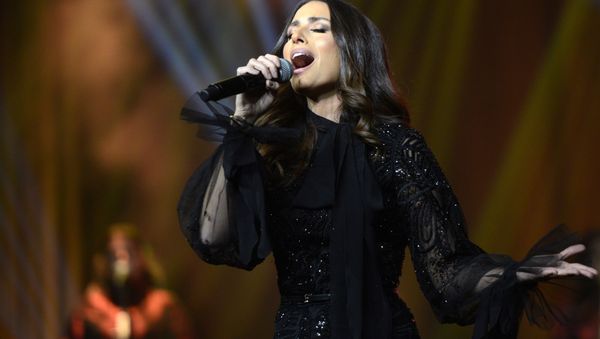 Lebanese singer Hiba Tawaji performing during the first ever female concert in the capital Riyadh at the King Fahd Cultural Center in the Saudi capital Riyadh Lebanese singer Hiba Tawaji performing during the first ever female concert in the capital Riyadh at the King Fahd Cultural Center in the Saudi capital Riyadh - Sputnik International