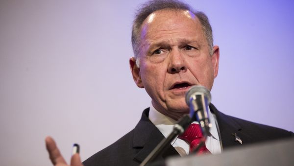 Republican candidate for US Senate Judge Roy Moore speaking during a news conference with supporters and faith leaders, in Birmingham, Alabama. (File) - Sputnik International