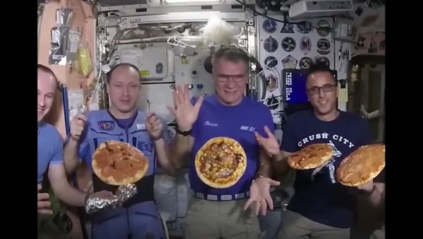 Pizza Cooked Inside the ISS Pizza Cooked Inside the ISS - Sputnik International