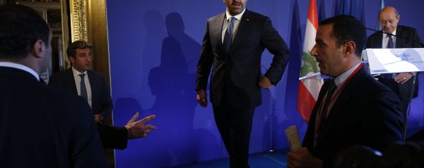 Lebanon's Prime Minister Saad Hariri walks off stage after a press conference held in Paris as part of a summit convened by France to bolster Lebanon's institutions, Friday Dec. 8, 2017. It is the first major gathering of key nations to discuss Lebanon's future since a crisis erupted following Hariri's shock resignation last month while in Saudi Arabia. Hariri has since rescinded his resignation. Lebanon's Prime Minister Saad Hariri walks off stage after a press conference held in Paris as part of a summit convened by France to bolster Lebanon's institutions, Friday Dec. 8, 2017. It is the first major gathering of key nations to discuss Lebanon's future since a crisis erupted following Hariri's shock resignation last month while in Saudi Arabia. Hariri has since rescinded his resignation. - Sputnik International