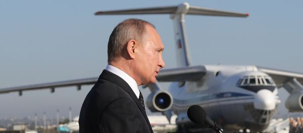 President Vladimir Putin visits Khmeimim Air Base in Syria - Sputnik International