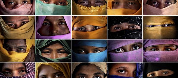 Combo photo comprises of portraits of some of the Rohingya Muslim women taken during an interview with The Associated Press in November 2017 in Kutupalong and Gundum refugee camp in Bangladesh Combo photo comprises of portraits of some of the Rohingya Muslim women taken during an interview with The Associated Press in November 2017 in Kutupalong and Gundum refugee camp in Bangladesh - Sputnik International