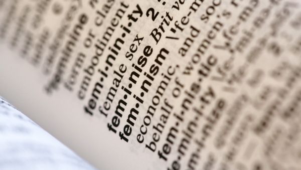 This Monday, Dec. 11, 2017, photo taken in New York shows the word feminism listed in the dictionary - Sputnik International