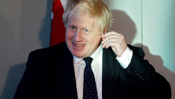 Britain's Foreign Secretary Boris Johnson speaks at a press conference at the National Maritime Museum in London, Britain December 14, 2017 - Sputnik International