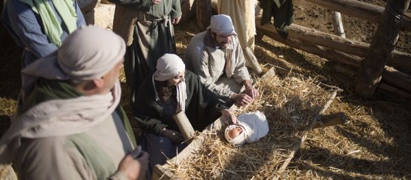 Christian actors play the parts of Joseph and Mary during a re-enactment of a Nativity scene of the birth of Jesus Christ as part of Christmas festivities at the Nazareth Village in the northern Israeli city of Nazareth, Tuesday, Dec. 20, 2016 Christian actors play the parts of Joseph and Mary during a re-enactment of a Nativity scene of the birth of Jesus Christ as part of Christmas festivities at the Nazareth Village in the northern Israeli city of Nazareth, Tuesday, Dec. 20, 2016 - Sputnik International