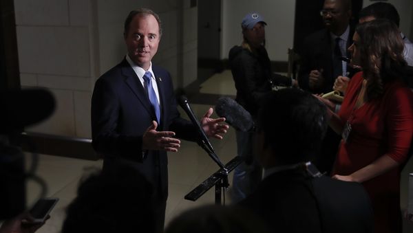 Rep. Adam Schiff, D-Calif., ranking member of the House Intelligence Committee, speaks to media after a House Intelligence Committee meeting , Dec. 6, 2017 - Sputnik International