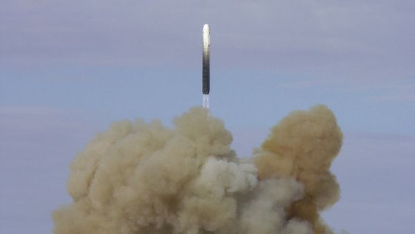 RS 18 ballistic missile successfully launched from the Baikonur space center RS 18 ballistic missile successfully launched from the Baikonur space center - Sputnik International