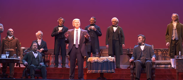 Disney unveils animatronic of President Donald Trump in its Hall of Presidents exhibit in Orlando, Florida - Sputnik International
