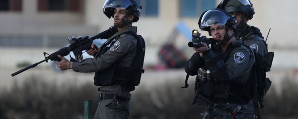 Israeli soldiers during clashes with protesters in Palestine against the decision to recognize Jerusalem as the capital of Israel - Sputnik International