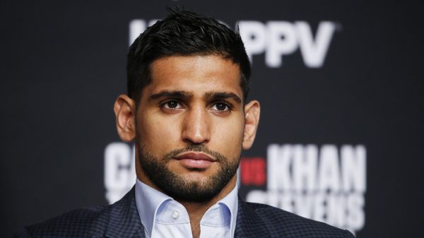 Amir Khan attends a news conference at the MGM Grand in Las Vegas. (File) Amir Khan attends a news conference at the MGM Grand in Las Vegas. (File) - Sputnik International