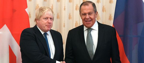 Boris Johnson and Sergei Lavrov Boris Johnson and Sergei Lavrov - Sputnik International