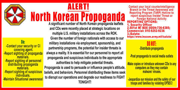 US Forces Korea issues alert on North Korean propaganda leaflets - Sputnik International