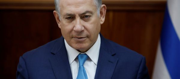 Israeli Prime Minister Benjamin Netanyahu attends the weekly cabinet meeting at the Prime Minister's office in Jerusalem December 24, 2017 - Sputnik International