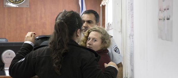ISRAEL OUT - Palestinian Ahed Tamimi Is escorted at a military court near Jerusalem, Wednesday, Dec. 20, 2017 ISRAEL OUT - Palestinian Ahed Tamimi Is escorted at a military court near Jerusalem, Wednesday, Dec. 20, 2017 - Sputnik International