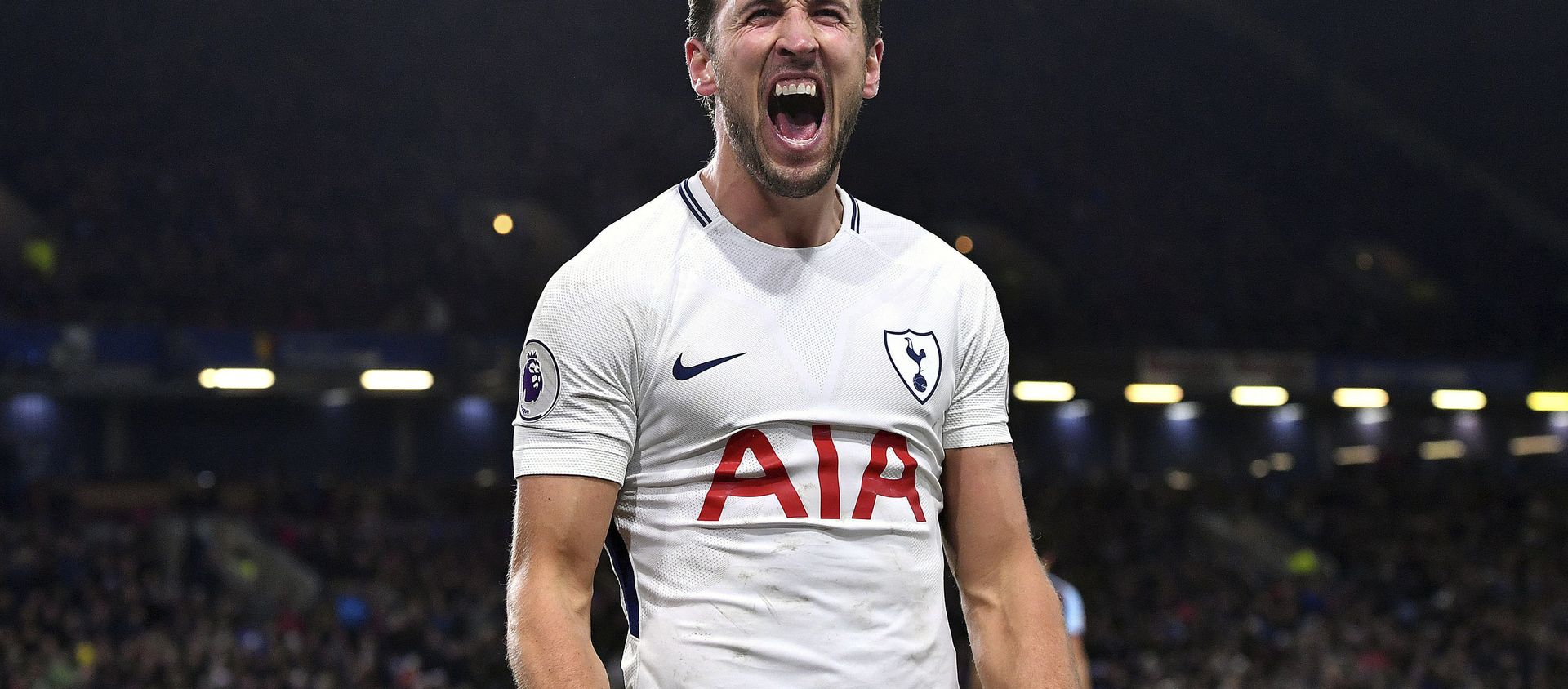 Tottenham Hotspur's Harry Kane celebrates scoring his side's third goal of the game during their English Premier League soccer match against Burnley at Turf Moor, Burnley, England, Saturday, Dec. 23, 2017. Tottenham Hotspur's Harry Kane celebrates scoring his side's third goal of the game during their English Premier League soccer match against Burnley at Turf Moor, Burnley, England, Saturday, Dec. 23, 2017. - Sputnik International, 1920, 22.08.2021
