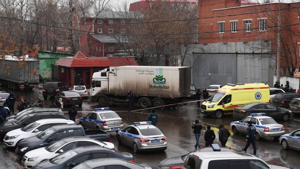 Situation on Ilovaiskaya street in Moscow Situation on Ilovaiskaya street in Moscow - Sputnik International