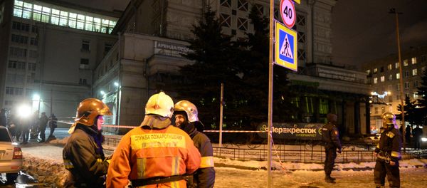 Explosion at Perekryostok store in St. Petersburg Explosion at Perekryostok store in St. Petersburg - Sputnik International